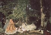 Le Dejeuner sur I-Herbe Claude Monet
